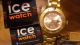 Ice Watch Unisex Armband Uhr Aluminium Analog Quarz Uhr Farbe Gold In Ovp Armbanduhren Bild 6