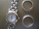 Schicke Da.  - Quarzuhr,  Metall,  3 In 1,  Gliederarmband 19cm, Armbanduhren Bild 1