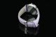 Neue Mode Excellanc Quarz Damenuhr Lila/silber Leder Armbanduhr - Ersatzbatterie Armbanduhren Bild 2