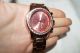 Damenuhr Armbanduhr Uhr Edelstahl Strass Rotgold Rose Rosegold Vergoldet Blogger Armbanduhren Bild 4
