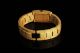 Damen Uhr Armbanduhr Bambus Beige Raptor Holz Quadrat Armbanduhren Bild 1