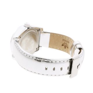 Adidas Damen Uhr Armbanduhr »mini Santiago Adh2778« Leder Silber Uvp 89,  00€ Bild