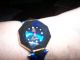 Blaue Damen Armbanduhr Von Christian View,  Glas Facettiert,  Echtes Lederarmband Armbanduhren Bild 1