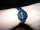 Blaue Damen Armbanduhr Von Christian View,  Glas Facettiert,  Echtes Lederarmband Armbanduhren Bild 2