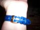 Blaue Damen Armbanduhr Von Christian View,  Glas Facettiert,  Echtes Lederarmband Armbanduhren Bild 7
