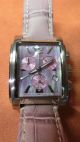Festina Damen Chronograph - Edelstahl - U.  Ungetragen - Violettes Lederband Armbanduhren Bild 1