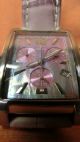Festina Damen Chronograph - Edelstahl - U.  Ungetragen - Violettes Lederband Armbanduhren Bild 2