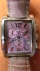 Festina Damen Chronograph - Edelstahl - U.  Ungetragen - Violettes Lederband Armbanduhren Bild 3