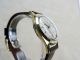 Antike Borgward Armbanduhr Handaufzug 50er Jahre Werbeuhr Vergoldet Armbanduhren Bild 3