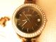 Fossil Uhr Armbanduhr Damen Braun Kupfer Silber Glitzer Schmuck Xs Armbanduhren Bild 1