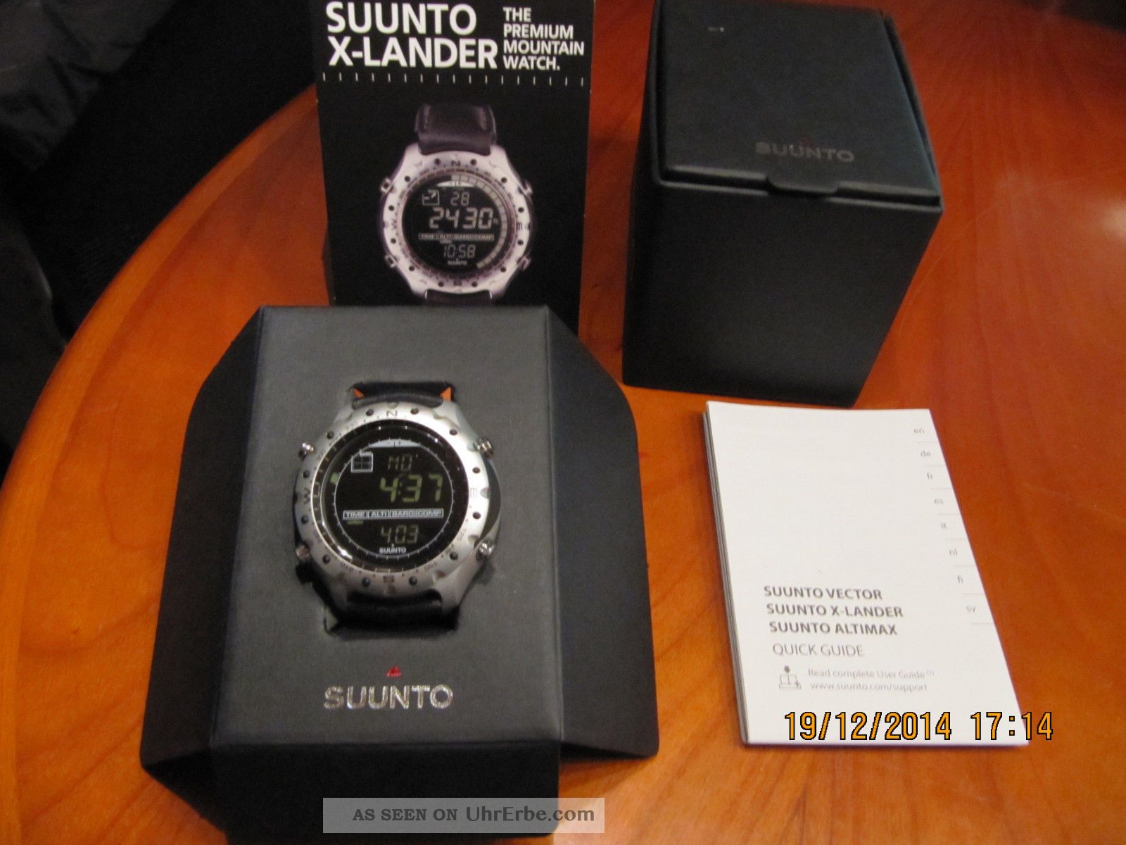 Suunto X - Lander Multifunktionsuhr Black Amer Sports Deutsch Frankz Armbanduhren Bild