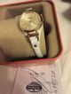 Fossil Uhr Es 3266 Leder Armband Weiß Gold Mit Mit Etikett Armbanduhren Bild 2