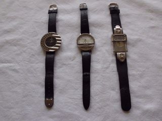 3 Stück Modeschmuck - Damen - Uhren - - Klassisch Elegant - - Ca30 Jahre Alt - - Bild