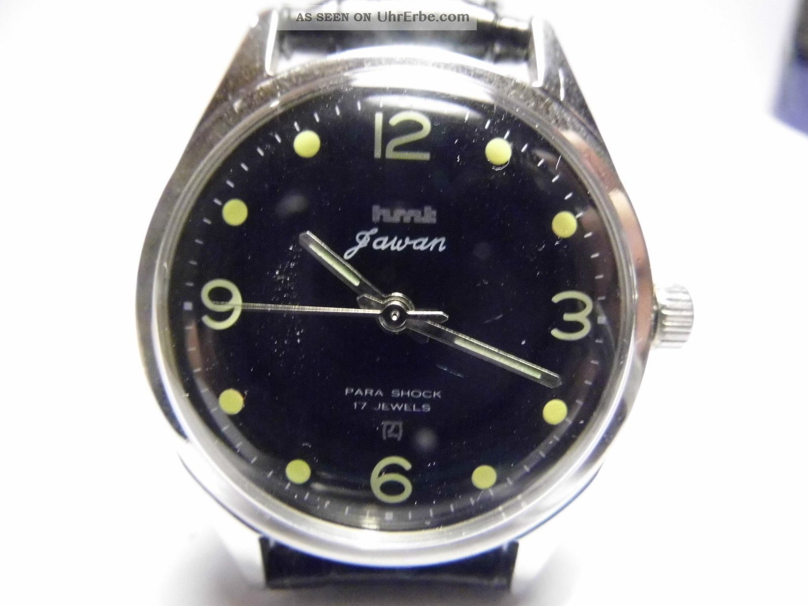 Herrenuhr,  Hmt Jawan Para Schock Handaufzug,  Restauriert,  Läuft Gut, Armbanduhren Bild