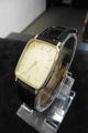 Omega Gold 585 14 Karat 1365 Dau Hau Herrenuhr Luxus Klassisch Uhr Quarz Watch Armbanduhren Bild 2