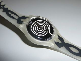 Swatch Armbanduhr Signalite Loomi Gk 903 - Glowes In The Dark - & Ovp Bild