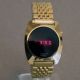 Vintage Timex - Ssq Led Watch.  Goldfarbes Vergoldetes Gehäuse/band Armbanduhren Bild 2