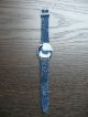 Swatch Watch Uhr Armbanduhr Blau Glitzer Skin Top Armbanduhren Bild 1