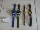 2 Sport Uhren In Blau Und Grün,  2 Damen Uhren U.  A.  Von Fossati Quarz Armbanduhren Bild 1