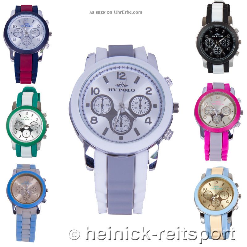 Hv Polo Uhr Alicante In 7 Trendigen Farben Armbanduhr Chronograph Armbanduhren Bild