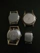 4x Elegante Vintage Armbanduhren Handaufzug - Revista,  Zentra,  Flam,  Heritage Armbanduhren Bild 1