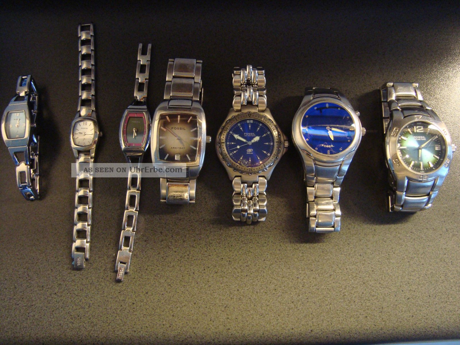Fossil Konolut Armbanduhren 7 Stck.  Edelstahl,  Bic Tic,  Blue,  Arkitek.  T Armbanduhren Bild