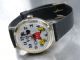 Große Mickey Mouse Handaufzuguhr / Sammleruhr Armbanduhren Bild 4