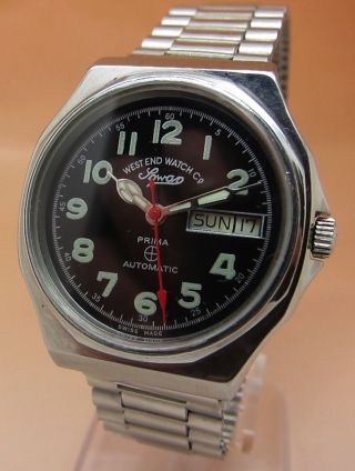 West End Watch Sowar Prima Mechanische Automatik Uhr Datum & Taganzeige Bild