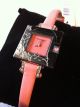 Paris Hilton Small Square,  Np 108€ Damenuhr Pink Swarovski 138.  4304.  99,  Rar Armbanduhren Bild 1