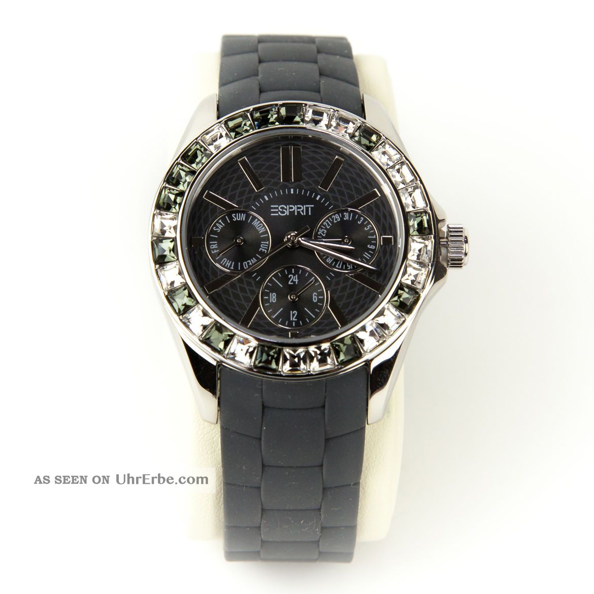Esprit Dolce Vita Midnight Damen Armbanduhr Grau Chronograph Es102392016 Armbanduhren Bild