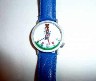 Akteo Armbanduhr Bärenmarke Sammlerstück Leder Selten Limitierte Auflage 1996 Bild