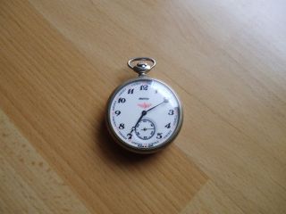 Defekte Uhr Sammlung An Bastler Alte Mechanisch Molnija Taschenuhr Made In Ussr Bild