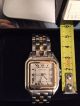 Cartier Damen - /herrenuhr Panthere18k Stahl Gold,  Großes Modell Armbanduhren Bild 6