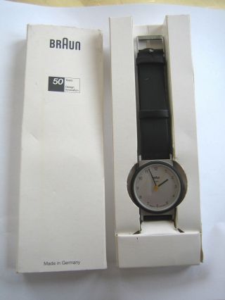 Braun Aw 10 Type 3811 Design Dietrich Lubs Neuwertig In Ovp Watch Armbanduhr Bild