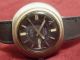 Grosse Automatik Uhr,  Interessantes Schweizer Werk As 2066,  Edelstahl - Gehäuse Armbanduhren Bild 1