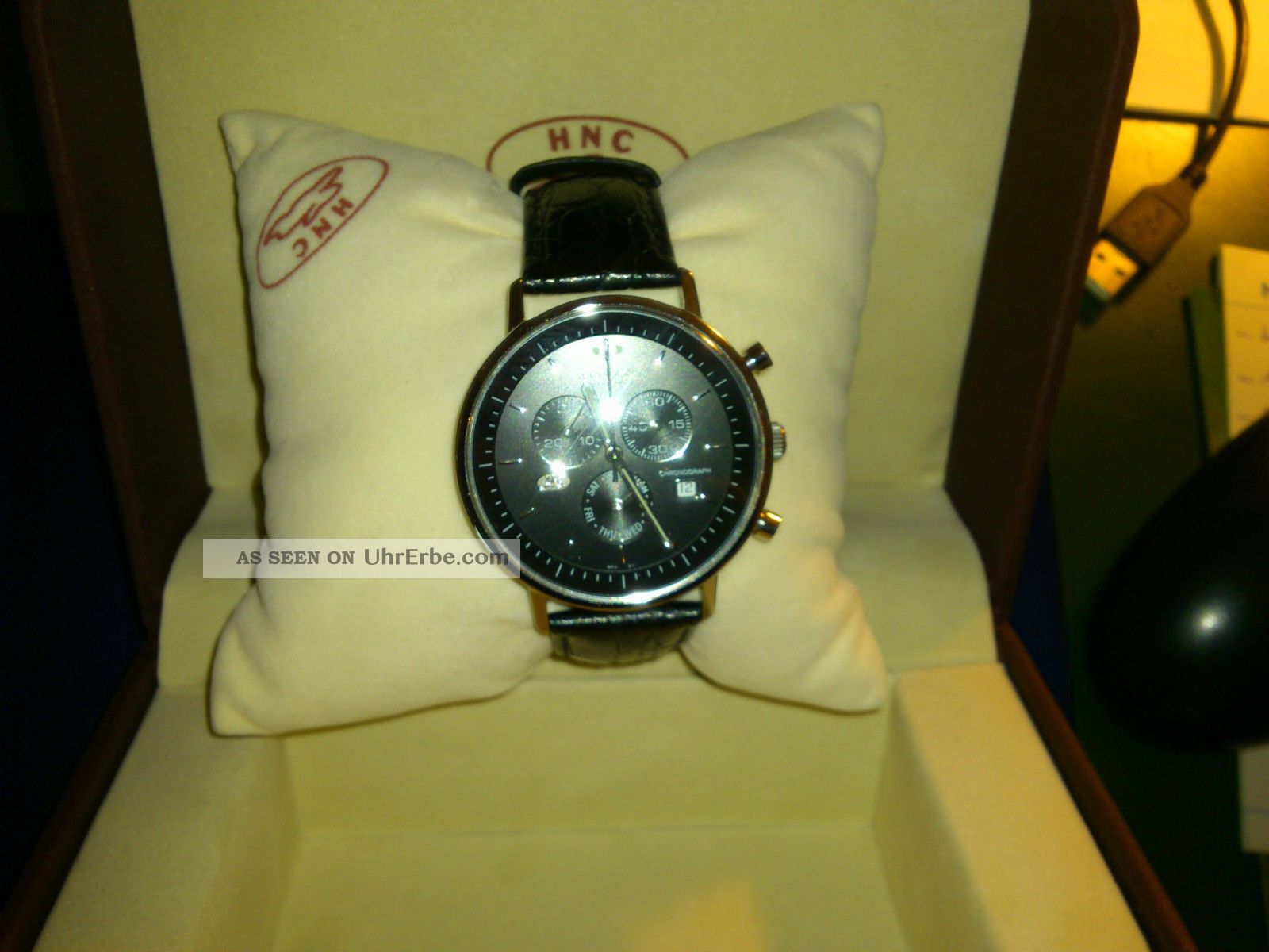 Herren - Armbanduhr Vitesse Chronograph Quarz Leder Mfh211zba Armbanduhren Bild