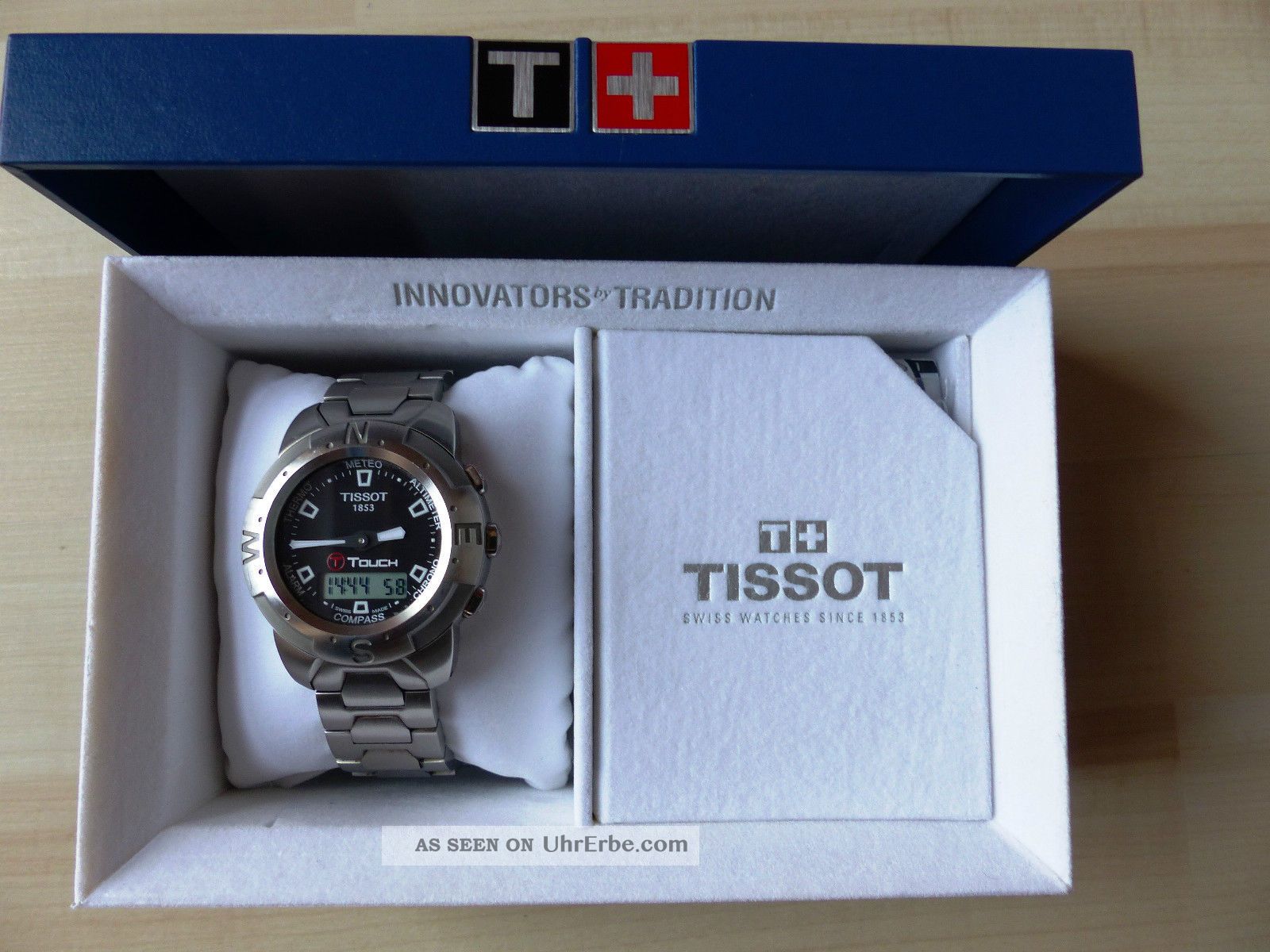 Tissot Herrenarmbanduhr T - Touch Z 252/352 In Ovp Multifunktionsuhr T33.  1588.  5f Armbanduhren Bild