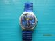 Swatch Chrono Rushcutters Olympic Spezial V 1999 Mit Blauen Stretcharmband Armbanduhren Bild 2