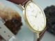 Tissot Herrenuhr Aus 585 / 14k Gold Uhr Datum Anzeige Armbanduhren Bild 4