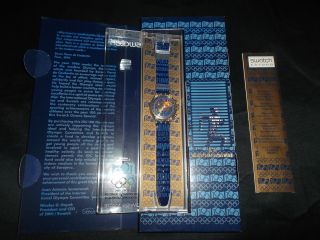Swatch Armbanduhr: 100 Jahre Olympia,  Jubiläum,  1994 Bild