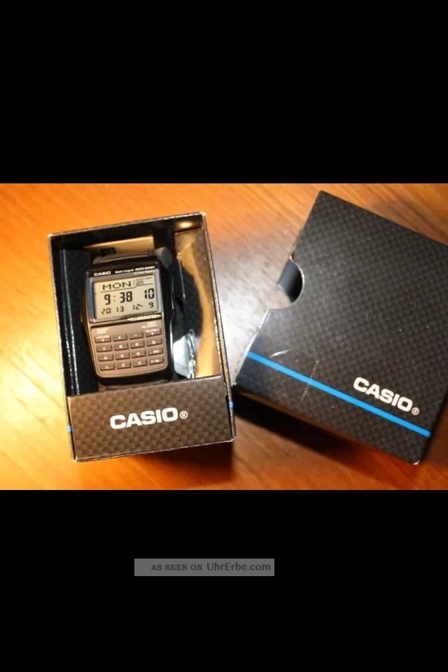 Casio Uhr Mit Taschenrechner,  Ovp Armbanduhren Bild