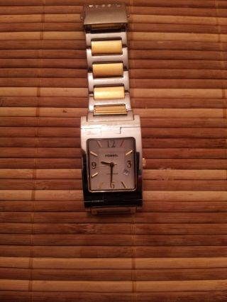 Sehr Schöne Uhr Von Fossil Arkitekt Fs - 2909 Mit Datums Anzeige Bild