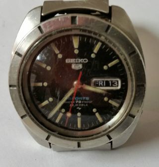Seiko 5 Sport Automatik Armbanduhr Herrenarmbanduhr - Defekt Bild