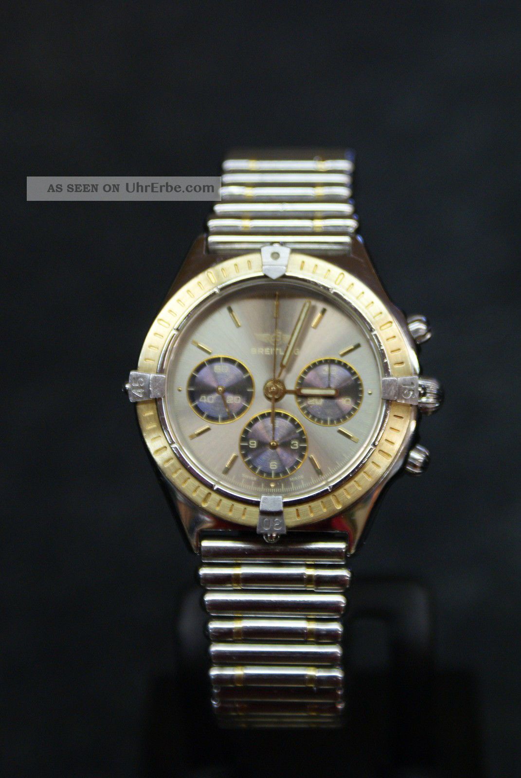 Breitling Windrider Stahl Gold Mit Roulleauxarmband Armbanduhren Bild