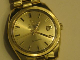 Omega Very Rare And Seamaster Cal.  564 Chronometer,  Bracelet 18k (nos) Bild