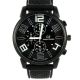 Herren Schwarz Stilvolle Silikon Edelstahl - Quarz - Sport - Armbanduhr - Armbanduhren Bild 3