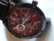 Graf Von.  Monte Wehro Roverto Red - - Leder Armbanduhren Bild 3