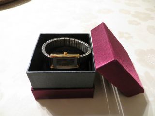 Armbanduhr,  Quartz,  Metall,  Stretch,  Weihnachtsgeschenk,  Silber - Und Goldfarben Bild