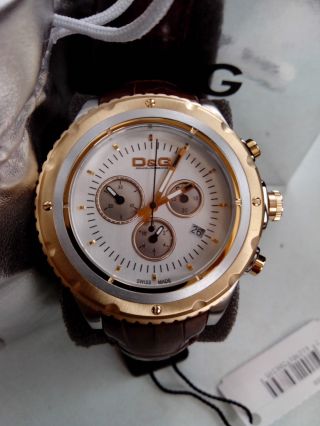 D&g Dolce & Gabbana Herren - Armbanduhr Chronograph Sir Dw0368 Swiss - Made Bild