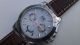 Sportliche Herrenuhr Armbanduhr Uhr Mode Chronos Echt Lederarmband Analog Armbanduhren Bild 9